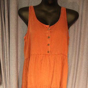Velvet Heart Tencel tiered mini dress